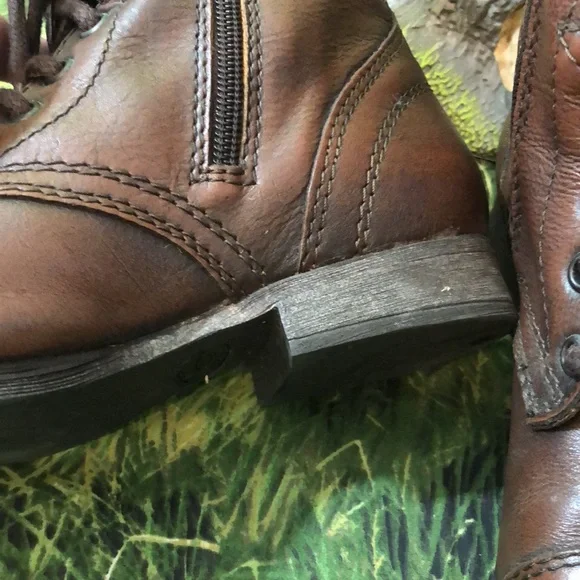 Steve Madden Dark Brown Troopa Boots Size 5 1/2 - Picture 7 of 14